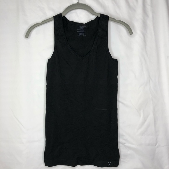Yummie Cotton Seamless Shapewear V Neck Tank - Picture 2 of 12